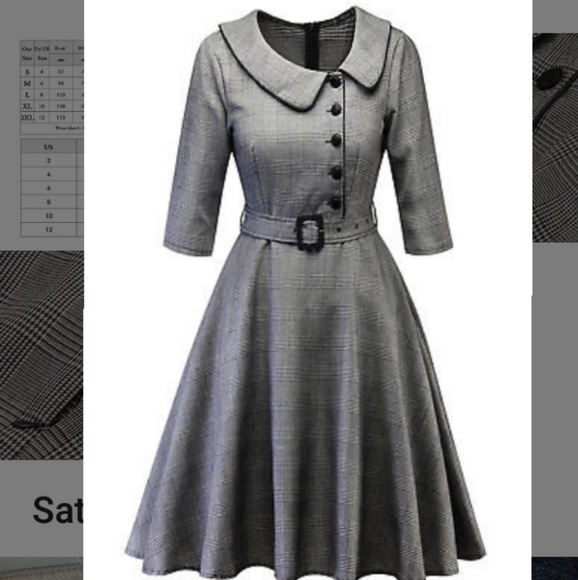 Dresses & Skirts - NWT 1950's Peter Pan Collared Rockabilly Dress